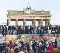 Berlin Wall falls